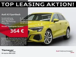 Gelb Gebraucht 2024 Audi A3 Sportback e-tron S-Line Limousine | 36.960 € (Teuer)