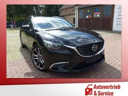 Schwarz (metallic) Gebraucht 2017 Mazda 6 Kombi | 16.480 € (Teuer)