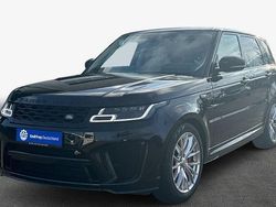 Santorini black metallic Gebraucht 2021 Land Rover Range Rover Sport SVR SUV | 76.151 € (Etwas zu teuer)