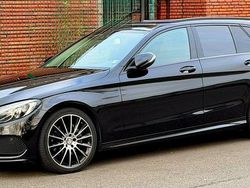 Schwarz Gebraucht 2015 Mercedes C180 AMG line Kombi | 13.990 € (Fairer Preis)