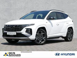 Atlas white / sol Gebraucht 2024 Hyundai Tucson N Line SUV | 36.890 € (Guter Preis)