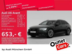 Brillantschwarz Gebraucht 2023 Audi A6 S-Line Kombi | 45.883 € (Guter Preis)