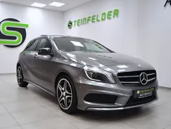 Mountaingrau met. Gebraucht 2014 Mercedes A200 AMG Limousine | 15.990 € (Etwas zu teuer)