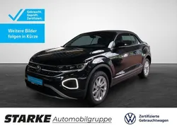 Schwarz (deep black perleffekt) Gebraucht 2024 VW T-Roc Cabriolet Style Cabrio | 26.490 € (Superpreis)