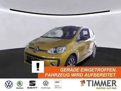 Honey yellow metallic deep bl Gebraucht 2021 VW up! Style Kleinwagen | 12.650 € (Fairer Preis)