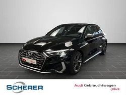 Mythosschwarz metallic Gebraucht 2024 Audi S3 Basis Limousine | 43.190 € (Guter Preis)