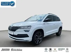 Moonweiß Gebraucht 2021 Skoda Karoq SportLine SUV | 31.900 €