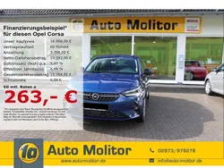 Blau Gebraucht 2021 Opel Corsa Elegance Limousine | 16.990 € (Etwas zu teuer)