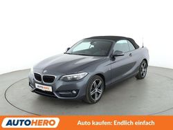 Grau Gebraucht 2016 BMW 218 Sport Line Cabrio | 15.230 € (Guter Preis)