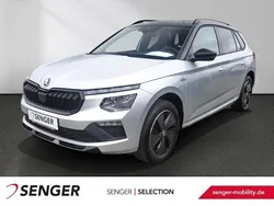 Brillant silber met. Gebraucht 2024 Skoda Kamiq Monte Carlo SUV | 28.380 € (Teuer)