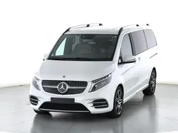 Bergkristallweiß metallic Gebraucht 2024 Mercedes V300 Avantgarde Van / Kleinbus | 67.910 € (Teuer)