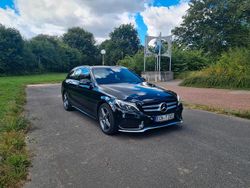Schwarz Gebraucht 2018 Mercedes C250 AMG line Kombi | 16.500 € (Fairer Preis)