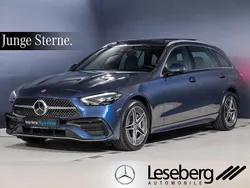 Blau Gebraucht 2024 Mercedes C300e AMG Limousine | 40.970 €