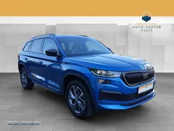 Blau Gebraucht 2024 Skoda Kodiaq SportLine SUV | 46.380 € (Fairer Preis)