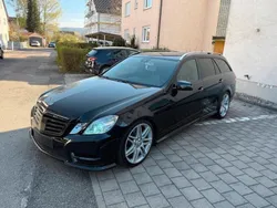 Schwarz Gebraucht 2012 Mercedes E250 AMG line Kombi | 13.900 € (Teuer)
