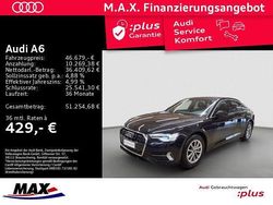 Mythosschwarz metallic Gebraucht 2025 Audi A6 Advanced Plus Limousine | 46.679 € (Guter Preis)