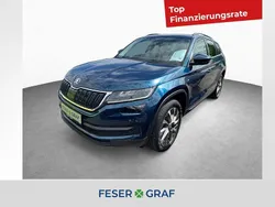 Lavablau metallic Gebraucht 2021 Skoda Kodiaq Clever SUV | 27.960 € (Superpreis)