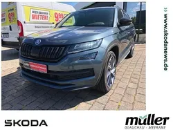 Grau (quarzgraumetallic) Gebraucht 2018 Skoda Kodiaq SportLine SUV | 30.200 € (Etwas zu teuer)