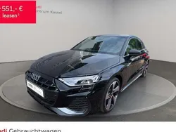 Schwarz Gebraucht 2024 Audi A3 Sportback S-Line Limousine | 39.490 € (Guter Preis)