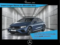 Metalliclack sodalithblau (metallic) Gebraucht 2024 Mercedes EQE300 Limousine | 44.498 € (Superpreis)