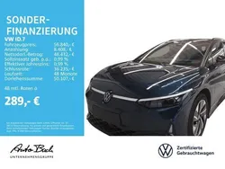 Blau (aquamarinblau metallic schwarz) Gebraucht 2024 VW ID.7 GTX Limousine | 56.840 €