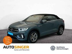 Petroleum blue metallic Gebraucht 2024 VW T-Roc Cabriolet R-line Cabrio | 32.820 € (Fairer Preis)
