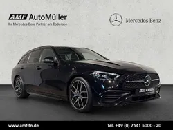 Obsidianschwarz Gebraucht 2024 Mercedes C180 AMG line Kombi | 42.900 € (Teuer)