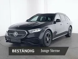 Lack obsidianschwarz Gebraucht 2023 Mercedes E220 AMG Limousine | 48.989 € (Superpreis)