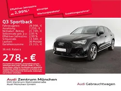 Mythosschwarz metallic Gebraucht 2022 Audi Q3 S-Line SUV | 28.998 € (Guter Preis)