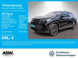 Deep black perleffekt (metallic) Gebraucht 2024 VW Tiguan Elegance SUV | 46.930 € (Guter Preis)