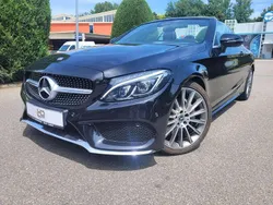 Schwarz Gebraucht 2017 Mercedes C220 AMG line Cabrio | 27.990 € (Fairer Preis)