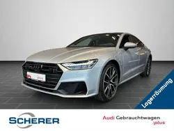 Florettsilber metallic (metallic) Gebraucht 2023 Audi A7 Sportback S-Line Kleinwagen | 59.690 € (Teuer)