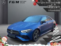 Blau Gebraucht 2024 Mercedes CLA200 AMG line Coupé | 37.870 € (Etwas zu teuer)