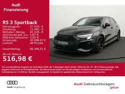 Mythosschwarz metallic Gebraucht 2024 Audi RS3 Limousine | 57.410 € (Superpreis)