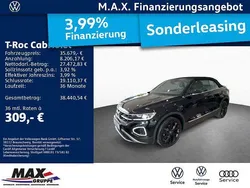 Deep black perleffekt Gebraucht 2024 VW T-Roc Cabriolet Style Cabrio | 35.679 € (Fairer Preis)