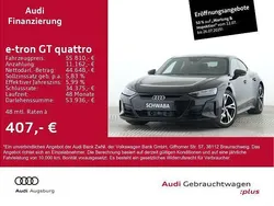 Mythosschwarz metallic Gebraucht 2022 Audi e-tron GT quattro Ambiente Limousine | 55.810 € (Superpreis)