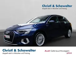 Navarrablau metallic Gebraucht 2023 Audi A3 Sportback Advanced Limousine | 27.409 € (Fairer Preis)