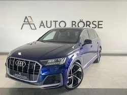 Blau Gebraucht 2020 Audi Q7 S-Line SUV | 51.990 € (Etwas zu teuer)