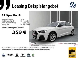 Weiß Gebraucht 2024 Audi A1 Sportback S-Line Kleinwagen | 24.690 € (Fairer Preis)