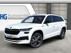 Moon white Neu 2025 Skoda Kodiaq SportLine SUV | 45.990 € (Fairer Preis)