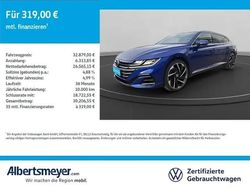 Blau Gebraucht 2021 VW Arteon R-line Kombi | 32.728 € (Guter Preis)