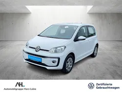 Weiß Gebraucht 2021 VW up! move up! Kleinwagen | 12.580 € (Fairer Preis)