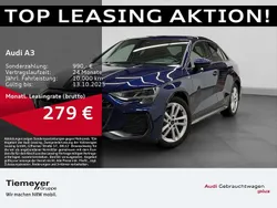 Blau Gebraucht 2025 Audi A3 S-Line Limousine | 33.950 € (Guter Preis)