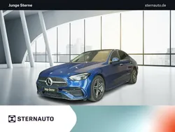 Spektralblau Gebraucht 2023 Mercedes C220 AMG line Limousine | 51.884 €