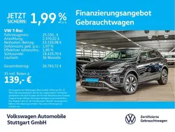 Schwarz Gebraucht 2024 VW T-Roc Move SUV | 25.530 € (Guter Preis)
