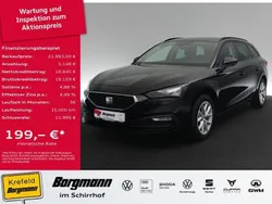 Mitternachtsschwarz (metallic) Gebraucht 2021 Seat Leon Style Kombi | 22.551 € (Fairer Preis)