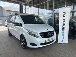 Bergkristallweiß metallic Gebraucht 2018 Mercedes V250 Edition Van / Kleinbus | 48.000 € (Teuer)