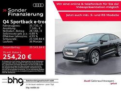Schwarz Gebraucht 2022 Audi Q4 Sportback e-tron Advanced Plus SUV | 35.730 € (Etwas zu teuer)