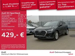 Schwarz Gebraucht 2024 Audi Q3 Sportback Performance SUV | 34.989 € (Guter Preis)
