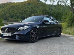 Blau Gebraucht 2020 Mercedes C300 AMG Limousine | 29.500 € (Teuer)